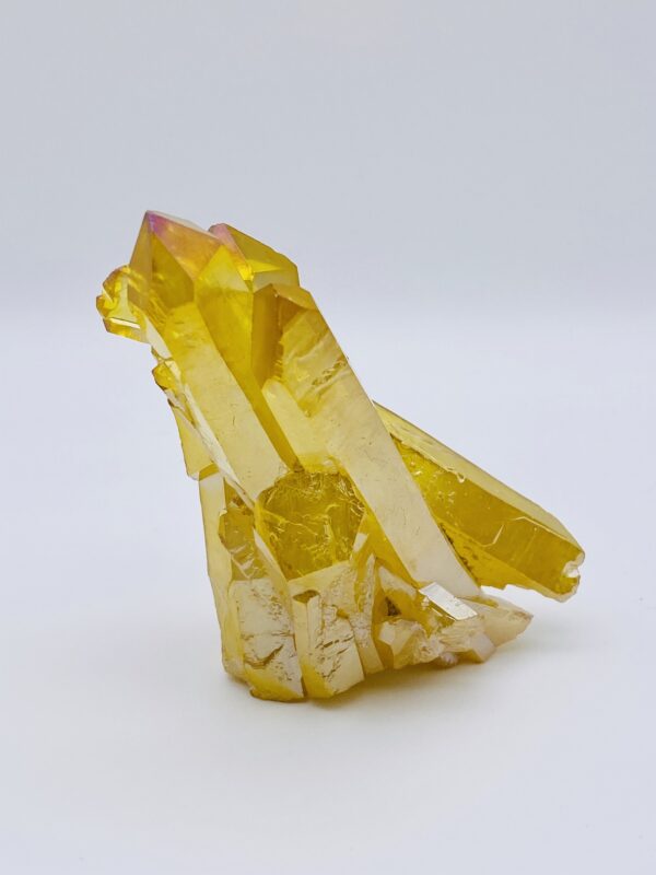 Yellow Aura Quartz cluster - Image 4